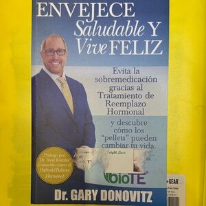 Envejece Saludable y Vive Feliz by Dr. Gary Donovitz - Blue Cover